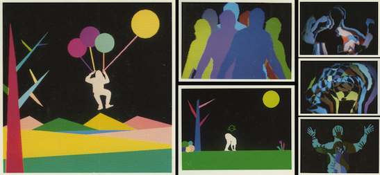 Figure 5: Myron Krueger "Video Place" (1974).
